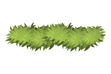 Green Garland Isolated Icon