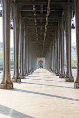 Wall Mural - ''Bir Hakeim'' bridge - Paris, France