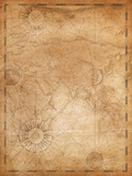 Fototapeta Mapy - Old world map in vintage style