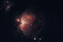 The Orion Nebula Photographed From Wachenheim In Germany.