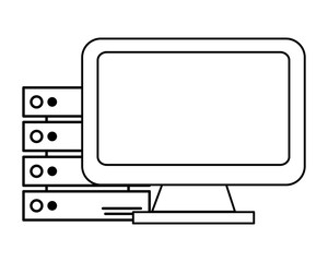 technology computer screen cartoon