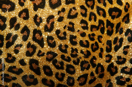 leopard texture of small sequins Poster Mural XXL