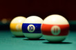 © FO_DE - Billiard balls and cue on the pool table