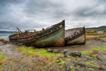 Naklejka na meble Fishing Boats on the Isle of Mull