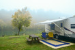 Foggy Morning Campsite