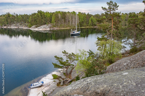 Rocky landscape near Ringsö...