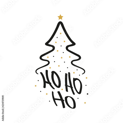 LUXURY LARGE CHRISTMAS Gift Bag "Ho Ho Ho Christmas tree" incl Gifts Tags 