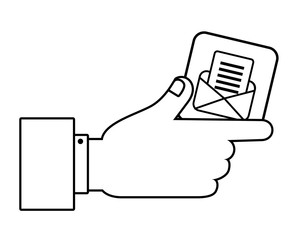 technology email cartoon