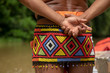  close-up of Indigenous Embera hands, Gamboa Panama