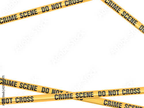 Fotografía Crime Scene Do Not Cross vector