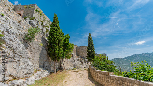 Obraz na płótnie Fort Klis w pobliżu Splitu w Chorwacji