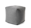 Comfortable pouffe on white background