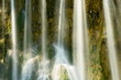 A detail of a waterfall in Plitvice Lakes National Park Croatia