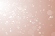 Minimal Festive Particles Bokeh Pink Beige Gradient  Background