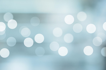Wall Mural - Blurred light blue gradient bokeh abstract background