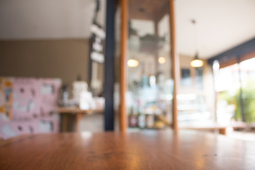 Wall Mural - blurred coffee shop business abstract background