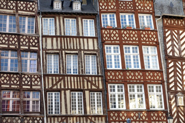 Wall Mural - Maisons à pans de bois à Rennes