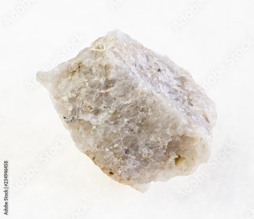 Fotomural raw conglomerate stone on white