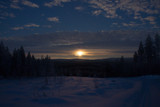Fototapeta Na ścianę - Evening in Lappland 4