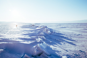 Spectacular winter landscape.