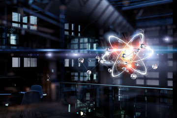 Wall Mural - technology science concept