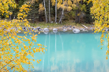Wall Mural - beautiful lake water in kanas