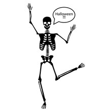 Dancing Skeleton Vector