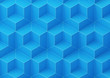 © IKON Images - abstract background with blue cubes