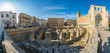 Ancient Roman Amphitheatre in Lecce, Puglia region, southern Italy