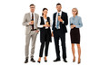 © LIGHTFIELD STUDIOS - smiling businesspeople having coffee break together isolated on white