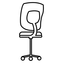 Poster - Isolated office chair design