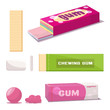 Chewing gum cartoon