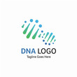 DNA logo design concept for Healthcare or Science logo template