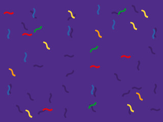 Sticker - confetti background design