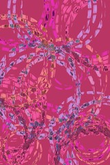 Wall Mural - graffitt style paint flecks abstract design of hand painted circles and swirls artistic background