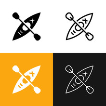 Kayak Icon Set