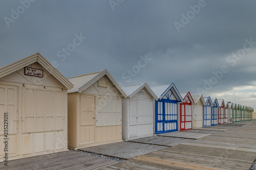 France West Coast Cayeux 26 May 2018 Beach Cabins At The Longest