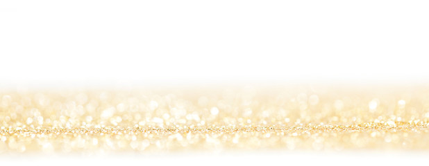 Wall Mural - Glitters on white background