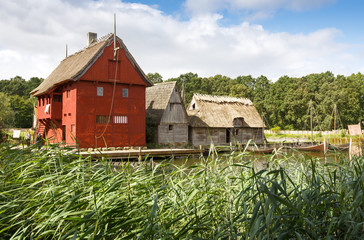 Wall Mural - Middle ages center in Denmark