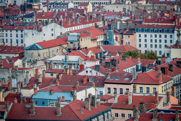 Sticker - Vue de Lyon depuis la Mulatière