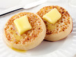 ENGLISH CRUMPETS WITH BUTTER