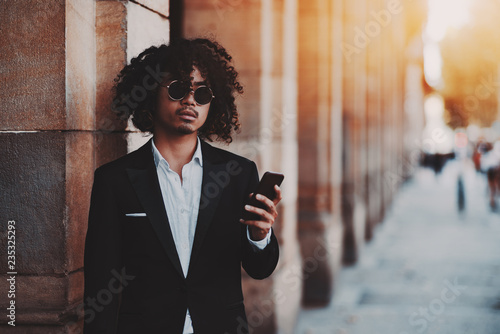 Young Handsome Asian Man Entrepreneur In A Formal Suit And