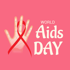 Wall Mural - World Aids Day.