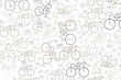 © BentChang - Conceptual background outline of bicycle for design catalog or texture. Decoration, shape, wallpaper & web.