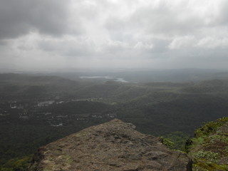 View From Mountaine And River