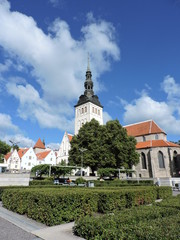 Poster - View of old town in Tallinn