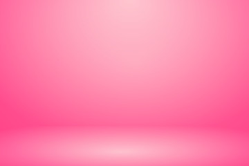 Wall Mural - soft pink wall banner and  studio room background