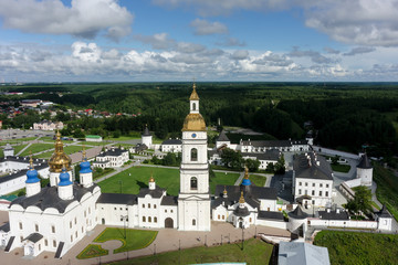 Wall Mural - Aerial view onto Tobolsk Kremlin. Russia