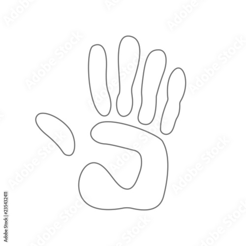Handprint Outline Vector Illustration Buy This Stock Vector And Explore Similar Vectors At Adobe Stock Adobe Stock Handprint Outline Vector Illustration Buy This Stock Vector And Explore Similar Vectors At Adobe Stock Adobe Stock