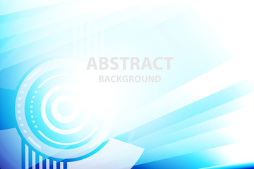 blue geometric abstract and technology background